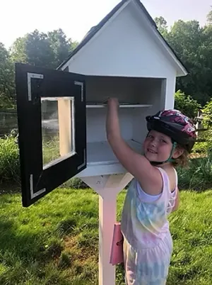 Little free library for book sharing